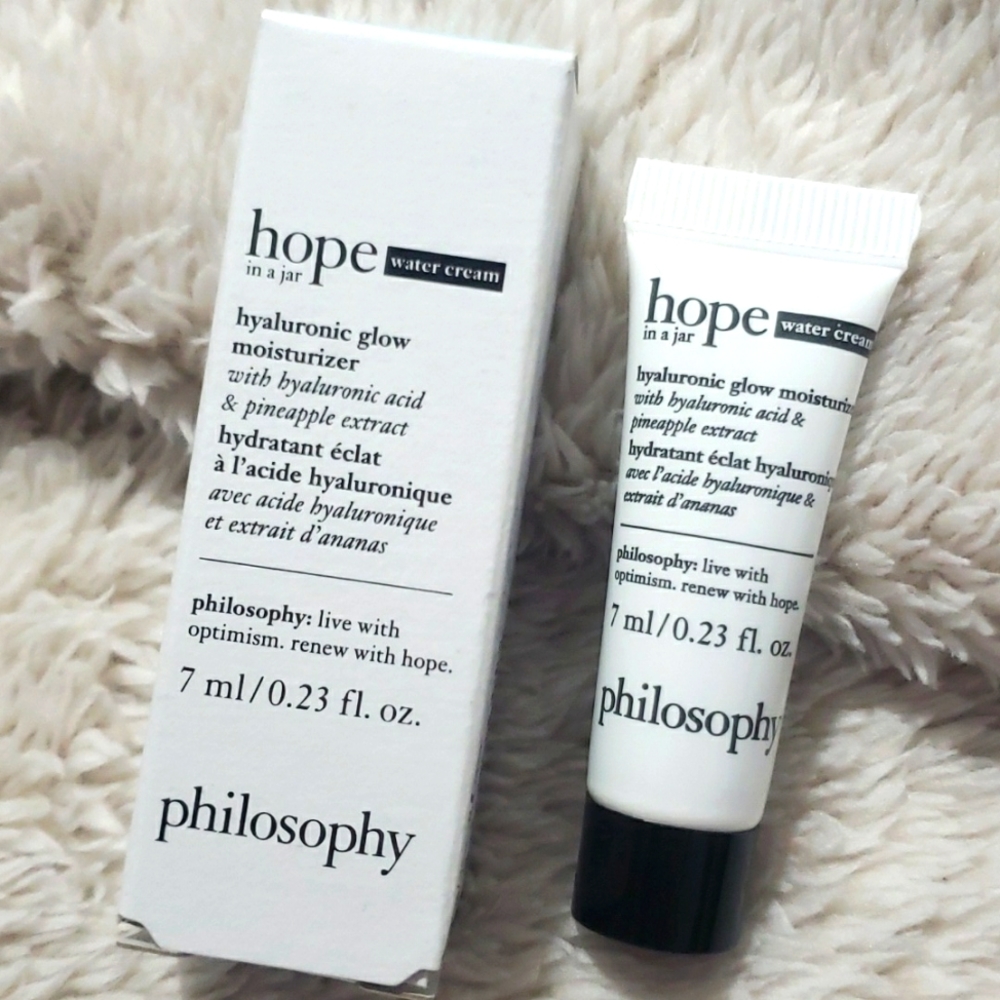 PHILOSOPHY HOPE IN A JAR WATER CREAM HYALURONIC GLOW MOISTURIZER